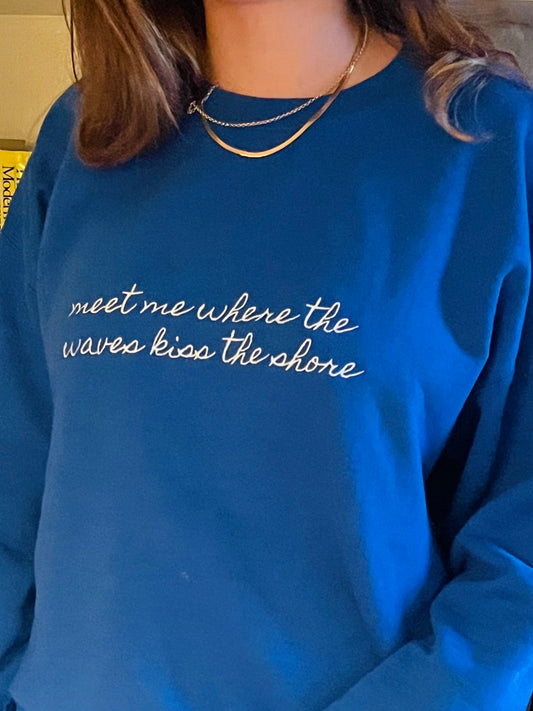 Salt n' Sun Crewneck-Moonlight