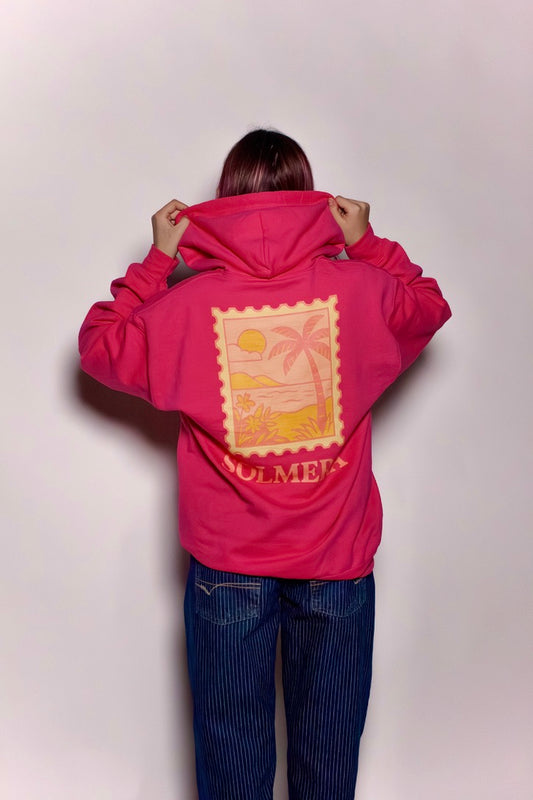 Forever Summer Hoodie-Bubblegum Sunset